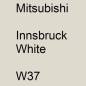 Preview: Mitsubishi, Innsbruck White, W37.